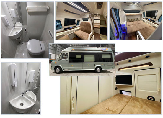 premium vanity van modification and designers for film shooting