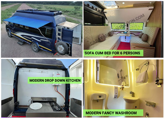 7 seater caravan modifcations and builders in delhi