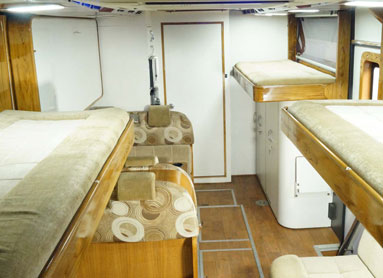 sleeping coach modification company in delhi