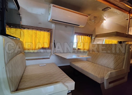 7 seater force traveller luxury caravan designers and builders in delhi