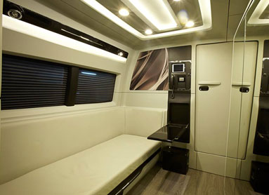 celebrity personal use vanity van modification company in delhi