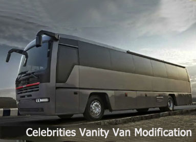 celebrities vanity van modification in delhi