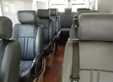 force traveller 1x1 maharaja seats modification in delhi