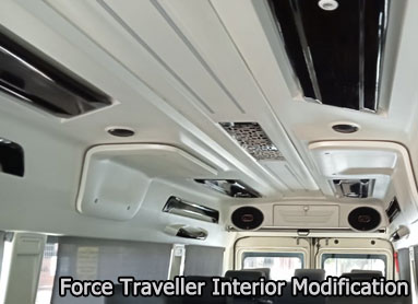 force traveller interior modification company in delhi