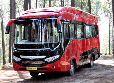 news channel luxury bus coach modification in delhi