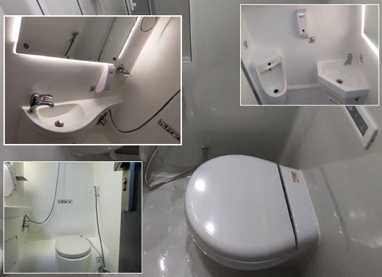 contact for designer fancy toilet washroom in luxury caravans and motorhomes 